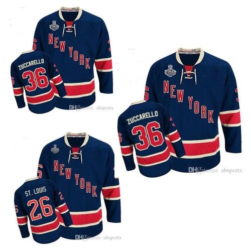 2019 New York Rangers Jerseys Stanley Cup Final Jersey NY Rangers Hockey Jerseys Royal Blue