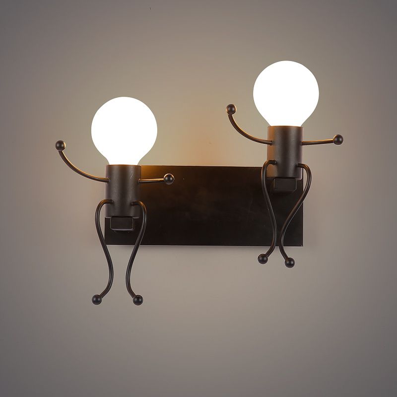 Modern Creative Cartoon Led Wall Lamps Children Room Light Modern Creative Cartoon Led Wall Lamps Children Room Light Bedroom Bedside Sconce Cute Diy Arandela Indoor Lighting Lamp
