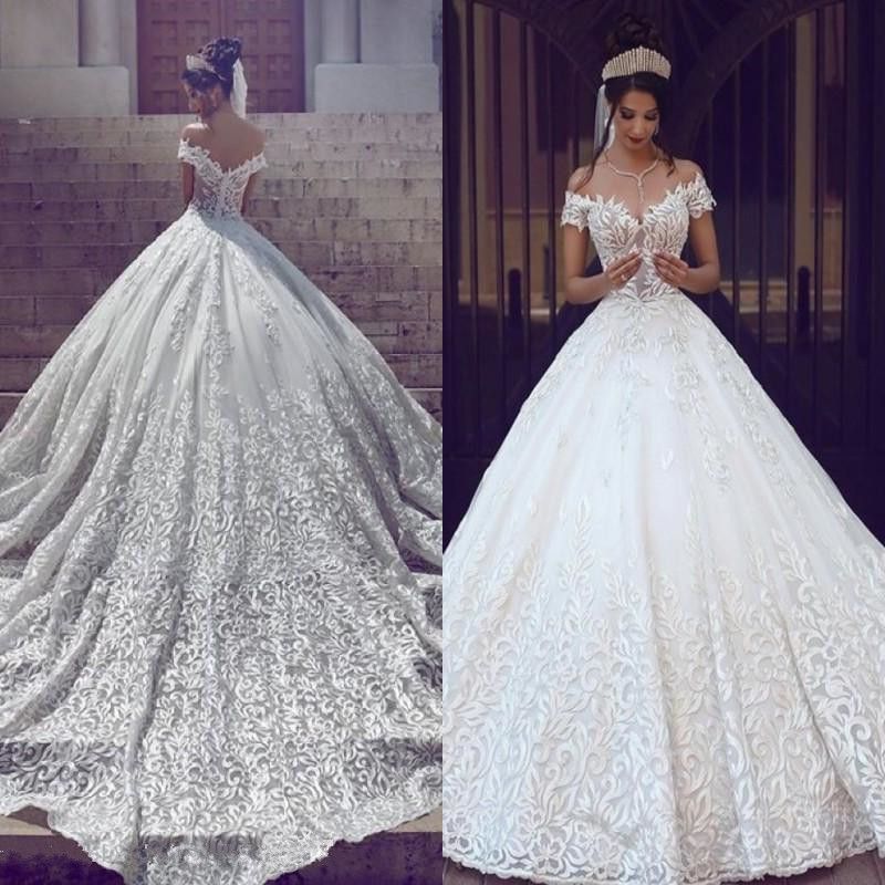  Discount  Saudi Arabic Dubai  Luxury Wedding  Dresses  2019 