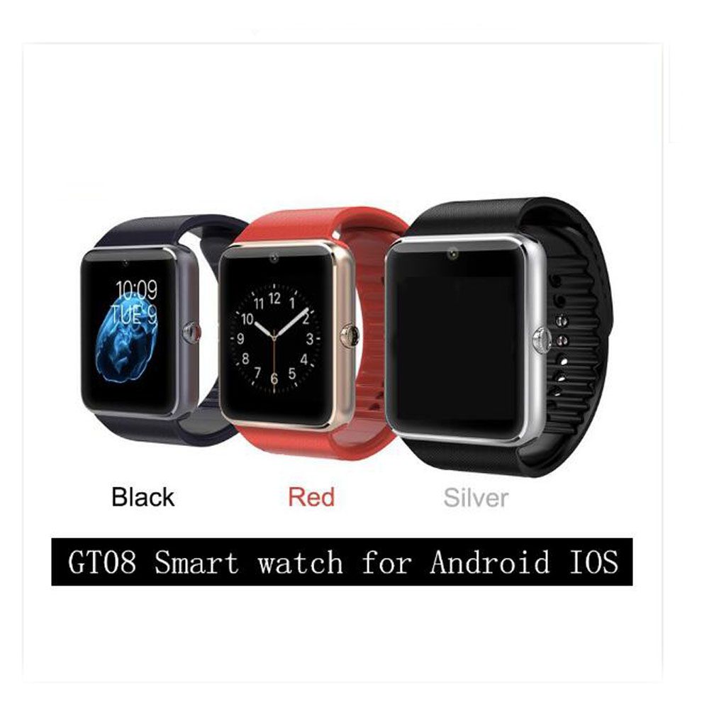 Wholesale GT08 Bluetooth Smart Watch Phone With Sim Card Insert Anti Lost Call Reminder Phone ...