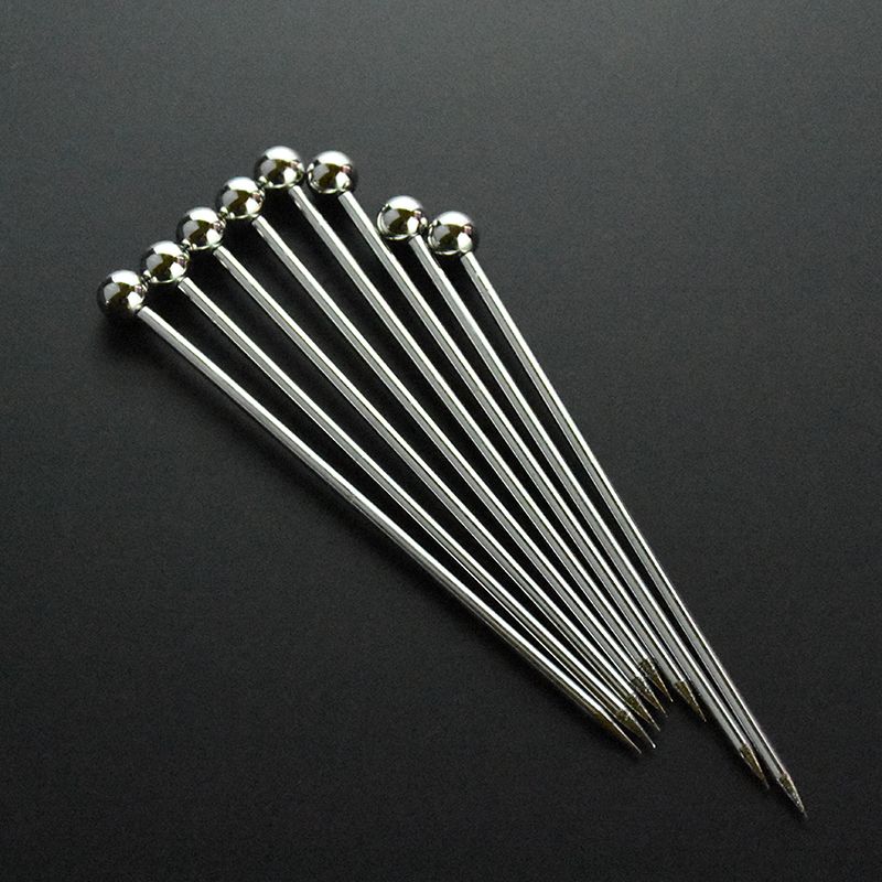 Wholesale BRAND Stainless Steel Martini Picks Skewer Cocktail Muddler