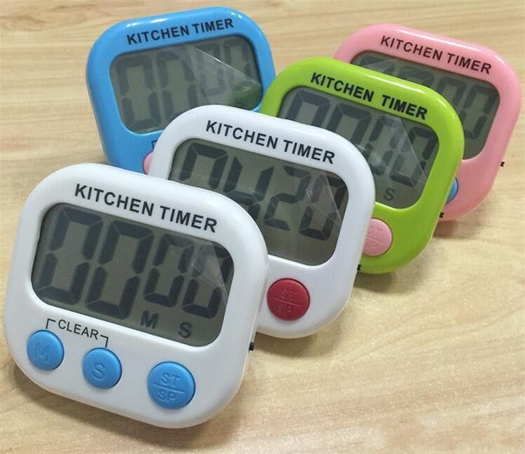 Compre Nuevo Gran LCD Cocina Temporizador De Cocina Cuenta Atrás Reloj