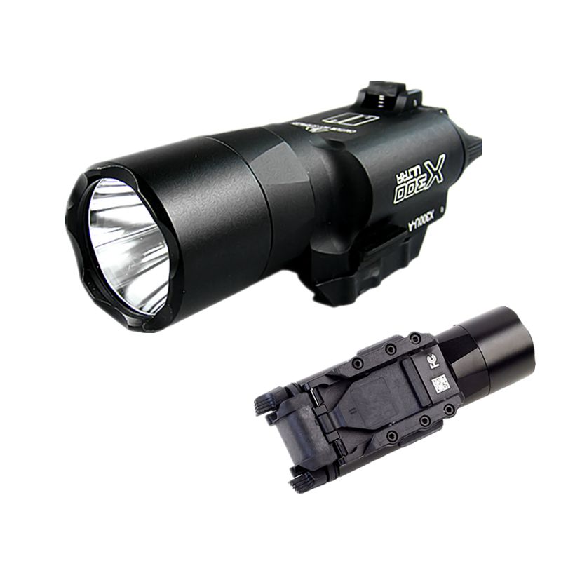 Airsoft Tactical Hunting X300 Ultra Flashlight LED Light Fits Handguns