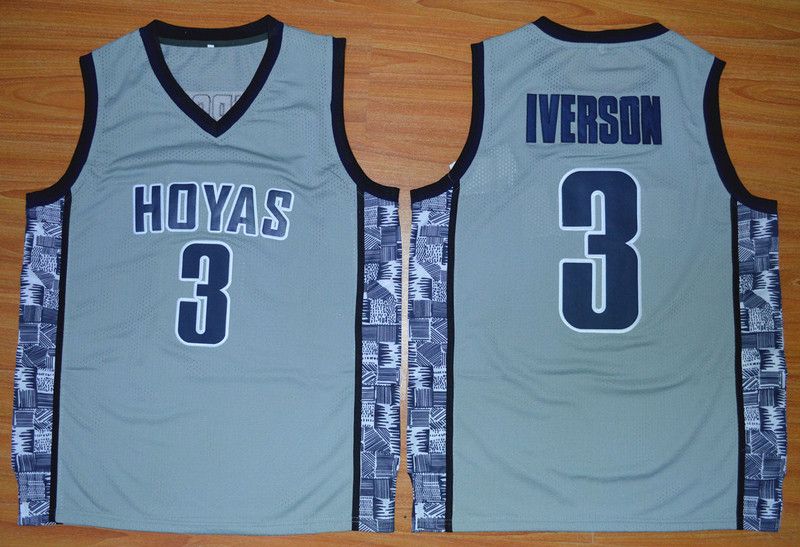 2018 Hoyas Allen Iverson 3 College Basketball Throwback
