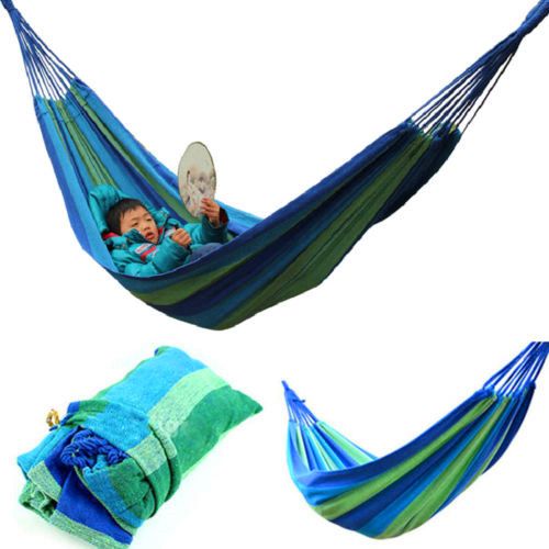 canvas hammock swing outdoor furniture colorful camping hammock
