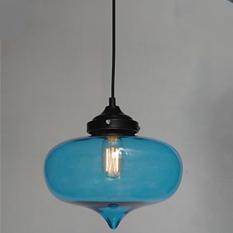 Vintage Glass Pendant Lights Edison Bulb Retro Lamp Ceiling Vintage Glass Pendant Lights Edison Bulb Retro Lamp Ceiling Ligthing Fixtures With Ac110 Or 220v Vallkin Blue Lighting