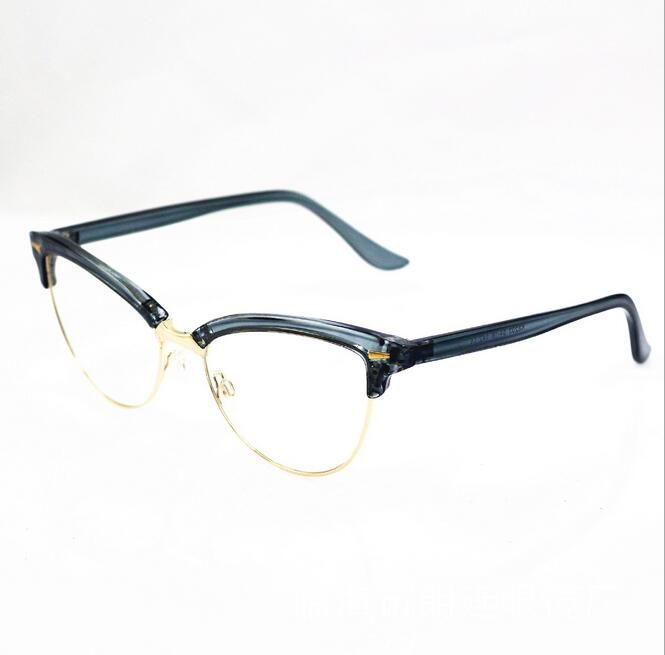 2018 Women S Elegant Half Frame Cat Eye Eyewear Frames Metal Optical Women 039 S Elegant Half Frame Cat Eye Eyewear Jpg
