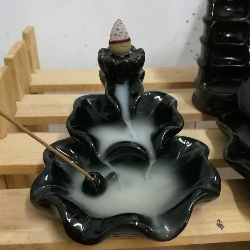 Ceramic Gifts Fragrance Incense Burner Holder Censer Aromatherapy Smoke