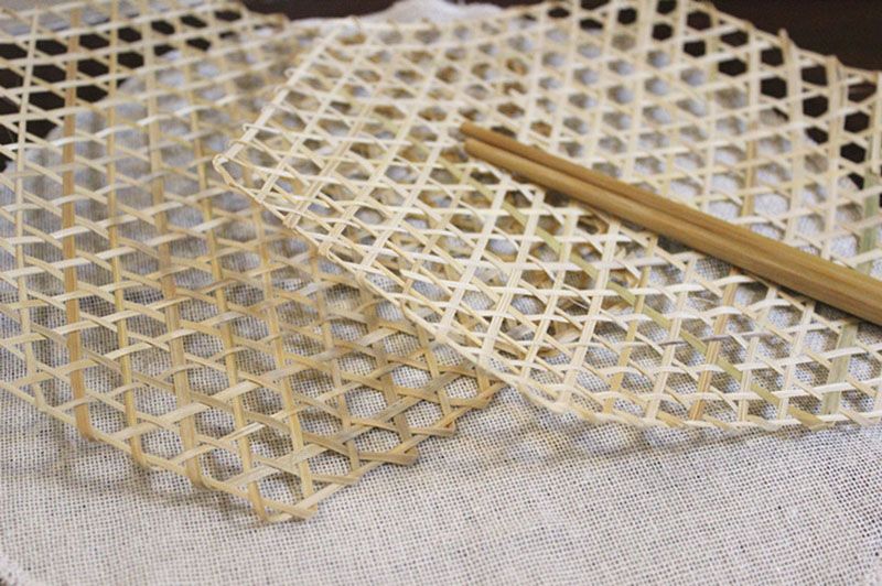Woven Bamboo Table Placemats Coaster 3sizes Insulated Hot Mat Pot