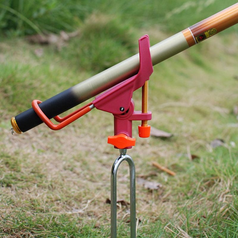 2020 Aluminum Alloy Fishing Rod Holder Hard 360 Degree Rotatable Pole Stand Bracket Rack Fishing