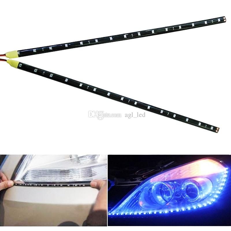 Car LED Daytime Running Light Car LED Strip Light DC12V 30cm 15SMD DRL
