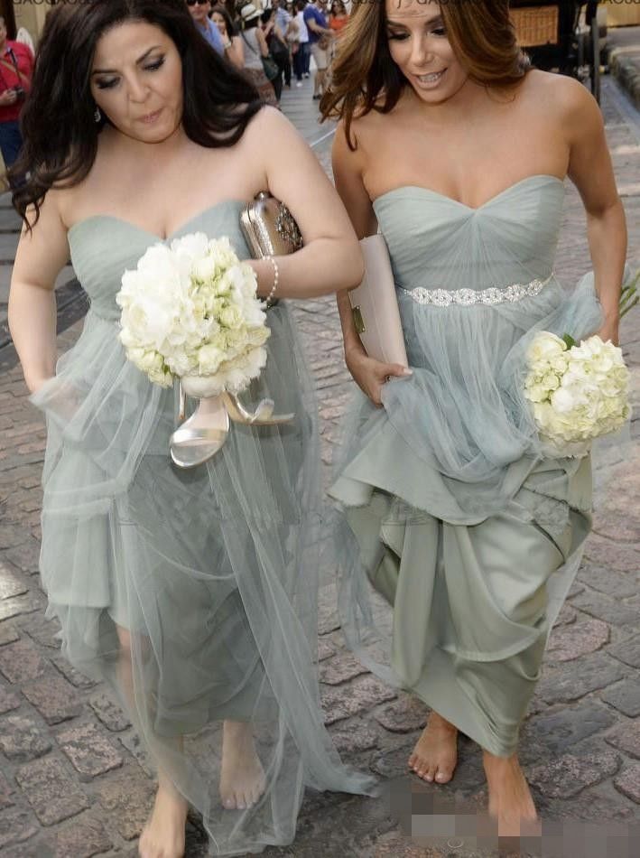 Grosshandel Eva Longoria Dusty Blue Traglesser Strand Boho Billig Brautjungfer Kleid Mit Perlen Flugelmadchen Der Ehre Hochzeit Party Kleid Jenny Yoo Annabelle Von Alberta Dress 51 21 Auf De Dhgate Com Dhgate