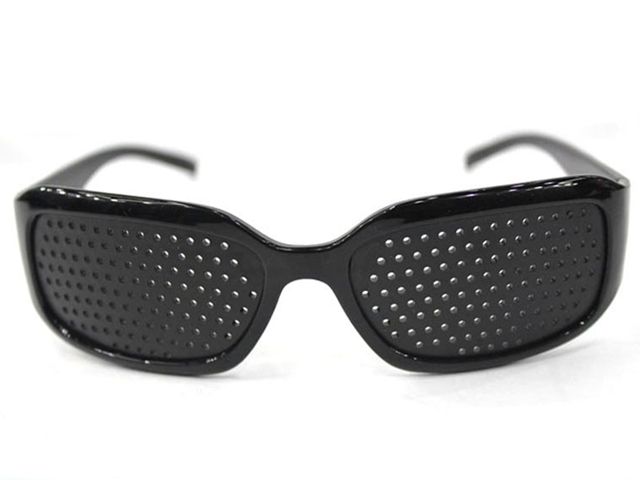 dioptric pinhole grid glasses