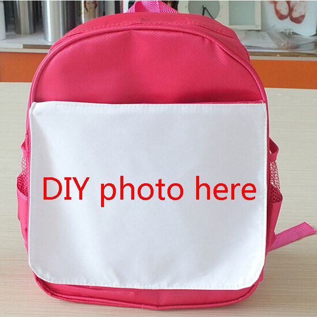 Customized DIY School Bag Children Backpack Schoolbag Custom Blank Heat Transfer Children's