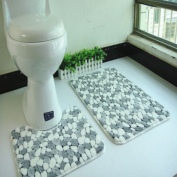 Pvc Mesh C Fleece Floor Mats Bathroom Ground Mat Pvc Mesh C Fleece Floor Mats Bathroom Ground Mat Set 45 50cm 50 80cm Water Absorption Anti Slip Bacteria Rugs By Hexiaofeng1216