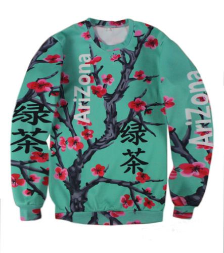arizona green tea sweatshirt