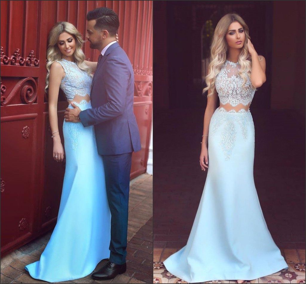 sky blue prom dresses 2018