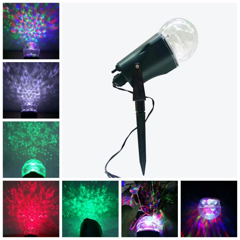 New Arrive Led Projection Lights Kaleidoscope Waterproof Light Show New Arrive Led Projection Lights Kaleidoscope Waterproof Light Show 2 Modes Outdoor Spotlight Indoor Disco Ball Effect From