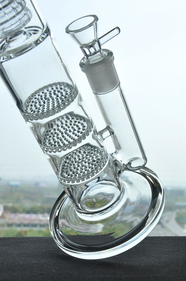 2021 Bong Glass Height 45 Cm Three Percolator Hand Blown