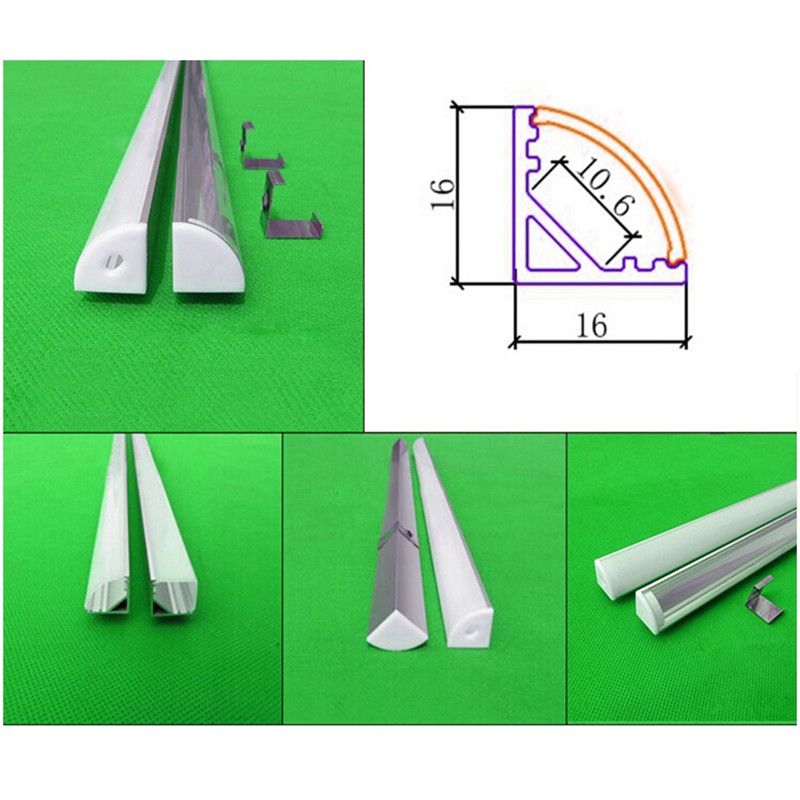 2019 5 0 5m Of 20inch Corner Led Aluminium Profile For Tape 2019 5 0 5m Of 20inch Corner Led Aluminium Profile For Tape And Rigid Strip Cabinet Triangle Bar Light With 5050 5630 From Tpkled