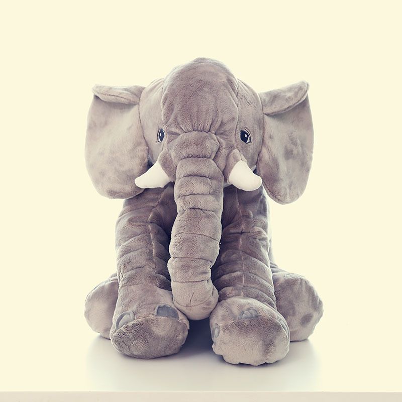 baby plush elephant pillow