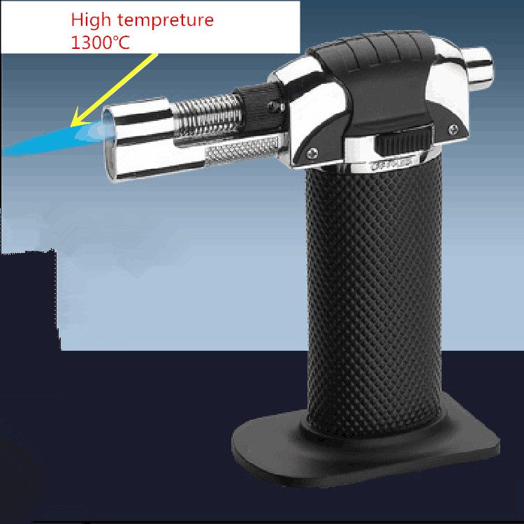 1300C Metal Dab Jet Butane Torch Lighter Windproof Jet Flames Micro