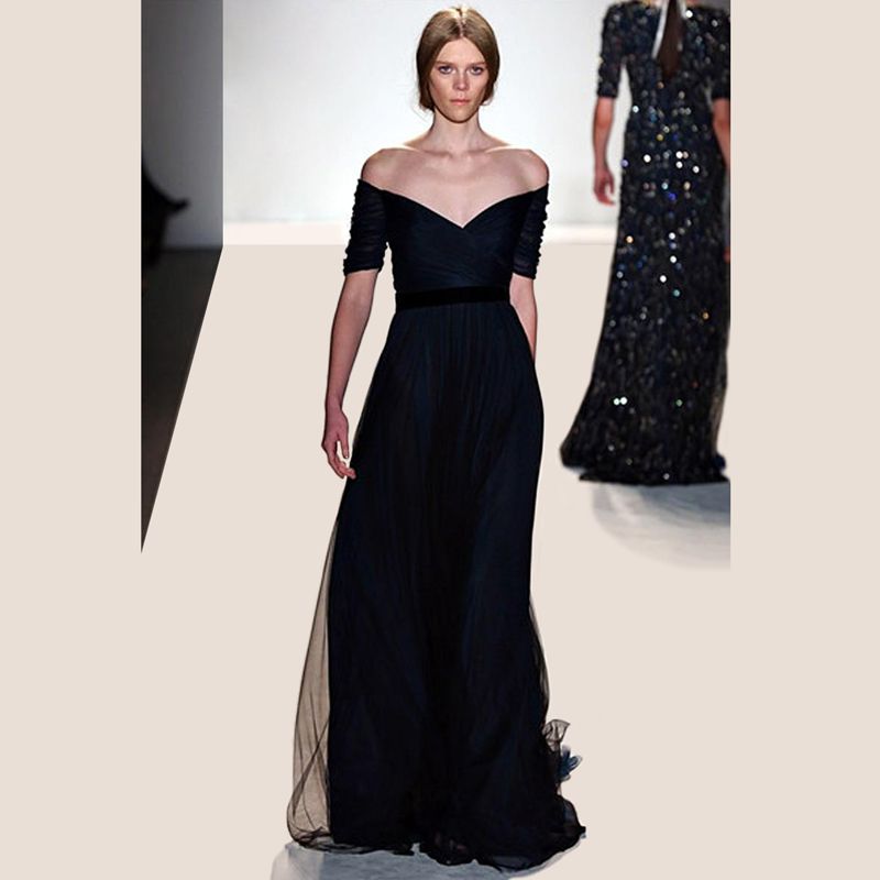 jenny packham navy gown