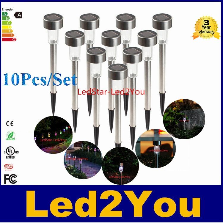 Hot New Solar Panel Led Spot Light Landscape Outdoor Garden Path Hot New Solar Panel Led Spot Light Landscape Outdoor Garden Path Lawn Sun Lamp Ground Lights Steel Powered