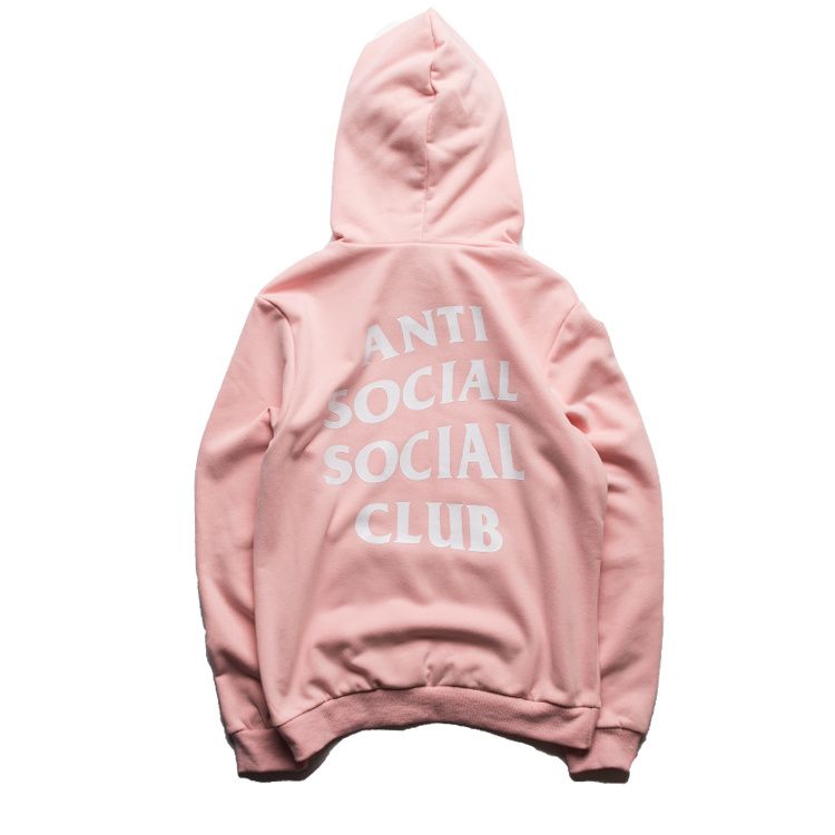 moletom anti social club rosa