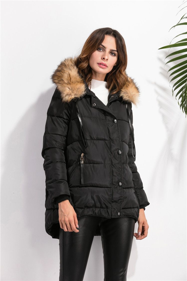 2017 Wholesale New 2016 Winter Coats Women Jackets With Large Fur ...