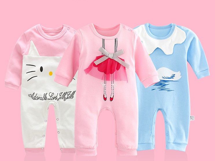 discount newborn baby baptism clothing infant cartoon cotton clothes