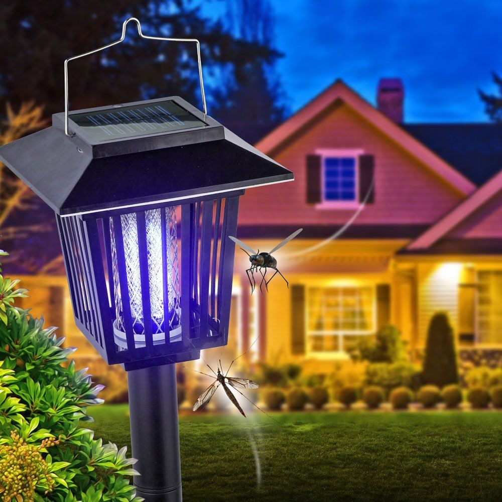 Responsible High Quality Solar Powered Led Light Mosquito Pest Bug Zapper Insect Killer Lamp Garden Lawn Lights & Lighting