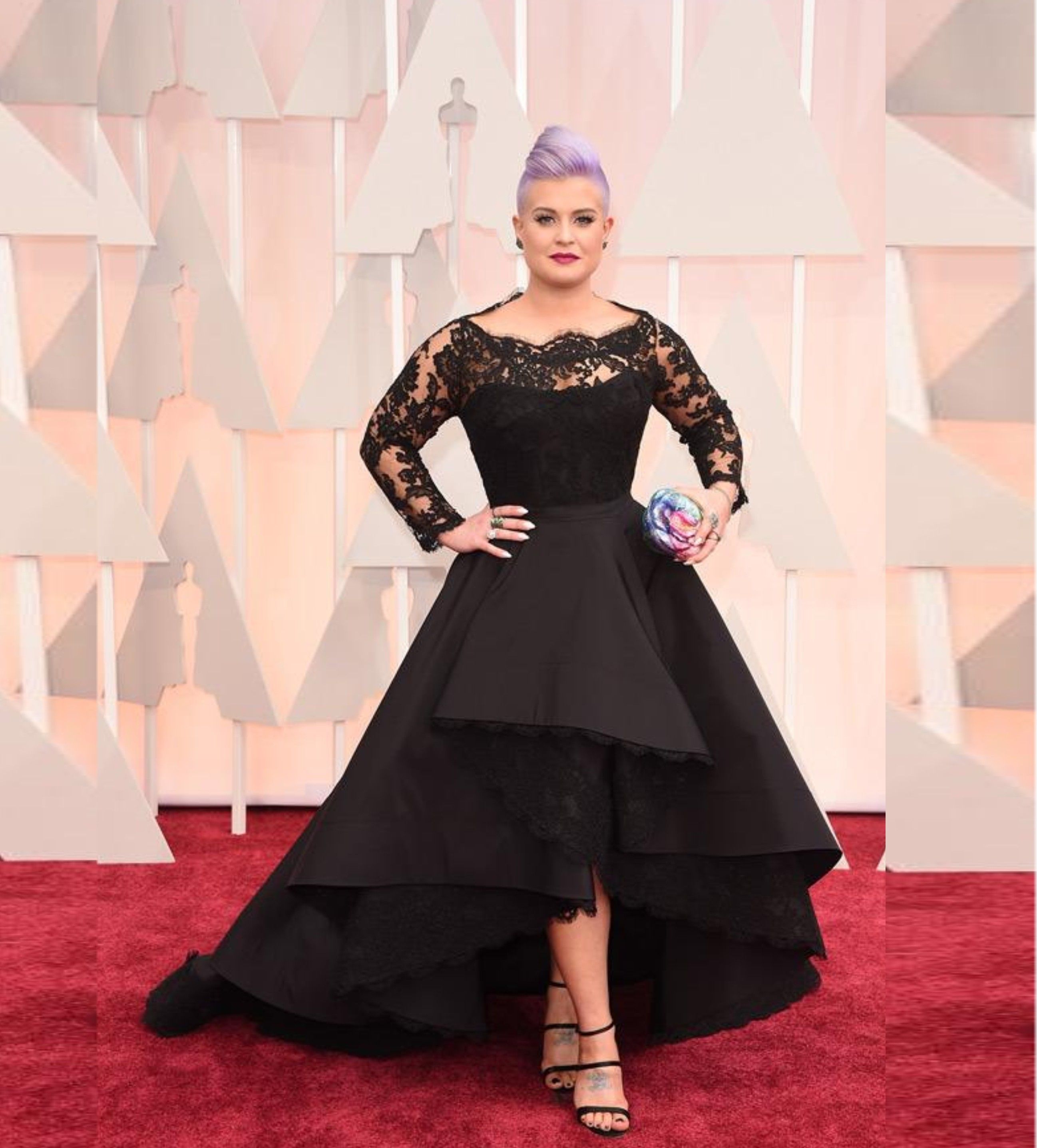 plus size black evening wear