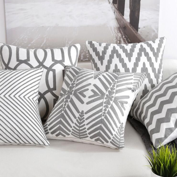outdoor chair cushion covers replacement grey geometric cushion cover embroidery decorations for home office modern 45cm cojines chair sofa throw pillow case outdoor pillows on sale blue outdoor chair cushion covers replacement grey geometric cushion cover embroidery decorations for home office modern 45cm cojines chair sofa throw pillow case outdoor pillows on sale blue