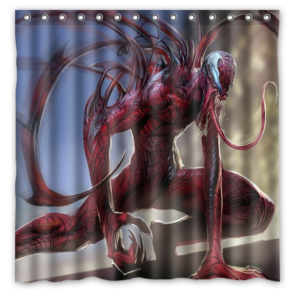 2018 Spider Man Age Monster Design Shower Curtain Size 2018 Spider Man Age Monster Design Shower Curtain Size 180 X Cm Custom Waterproof Polyester Fabric Bath Curtains From Littemanthree