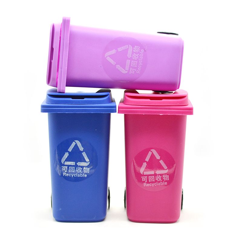 2021 Trash Can Pen Holder / Recycling Can Storage Bins Garbage Can
