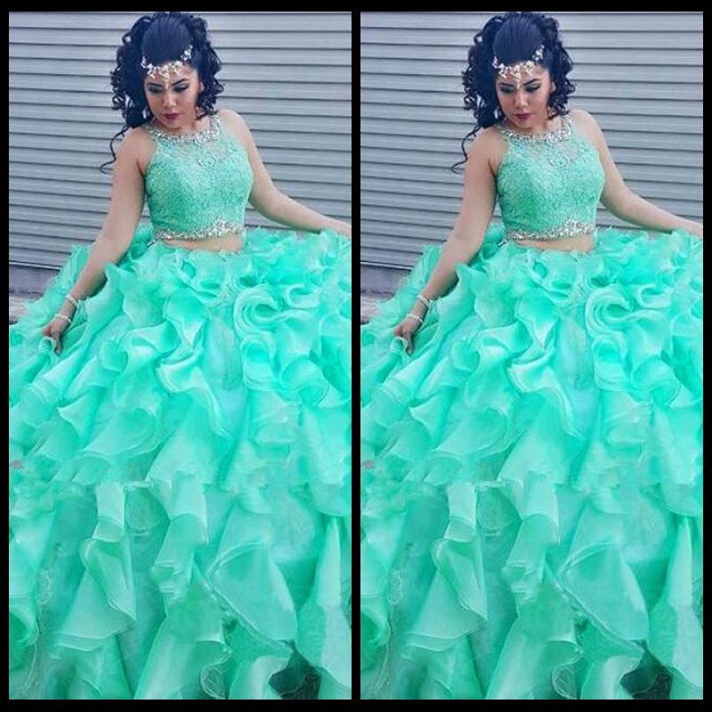 mint blue quinceanera dresses