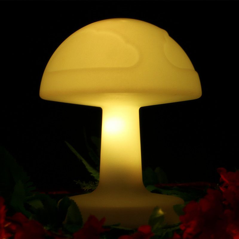 Color Changing Rechargeable Plastic Led Mushroom Desk Table Lamp Color Changing Rechargeable Plastic Led Mushroom Desk Table Lamp Remote Control Bedroom Night Mood Read Lighting Lamps