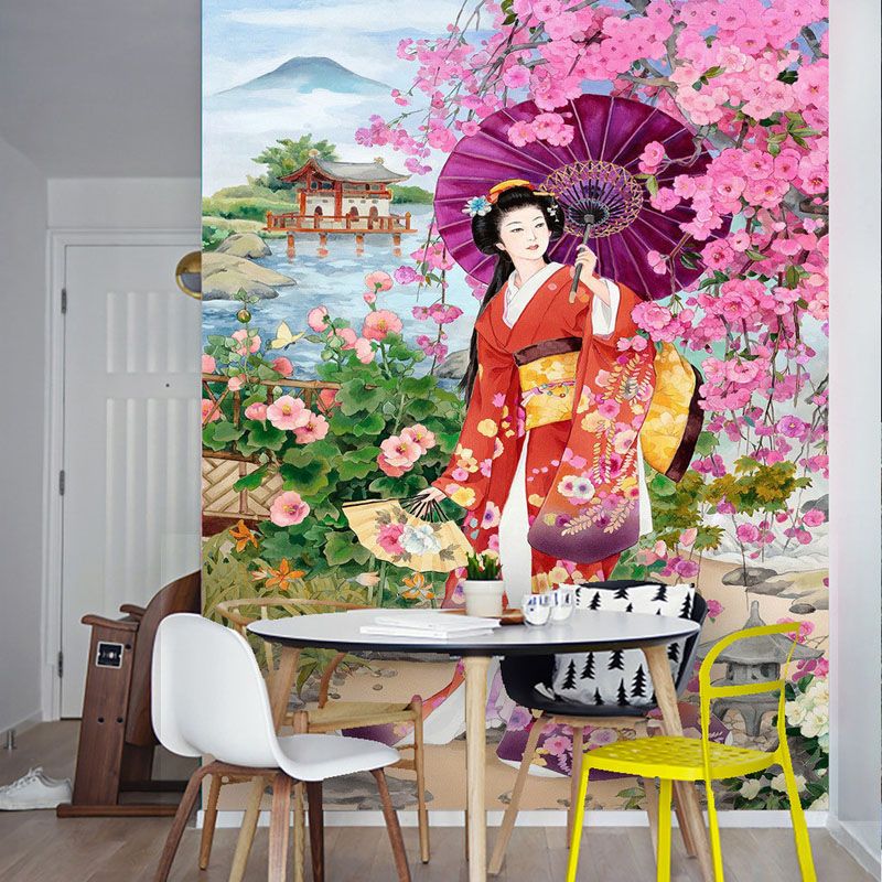 Japanese Sakura Beauty Photo Wallpaper Custom 3D Wallpaper 3D Of Wall