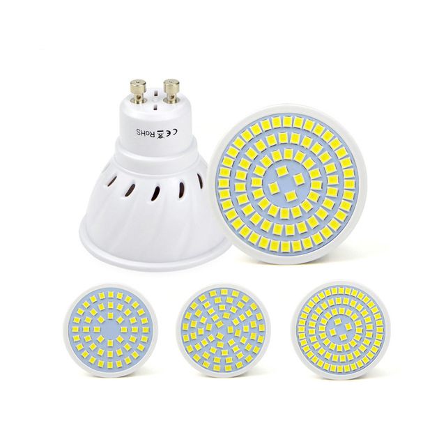 Heat Resistant Fireproof Material Gu10 5w 7w Led Spotlight Bulb Heat Resistant Fireproof Material Gu10 5w 7w Led Spotlight Bulb 220v 2835 Smd 780lm 48 60 80 Leds Lamp For Home Light Colored Bulbs 12v