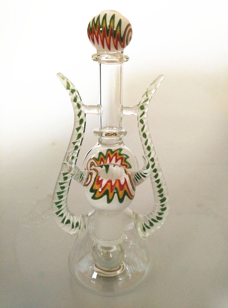 2021 Heady Glass Water Pipes Glass Bongs With Heady Glass Herb Bowl And