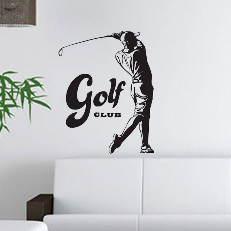 Golf Wall Decor golf wall stickers decorative vinyl wall decals sports game Golf Wall Decor golf wall stickers decorative vinyl wall decals sports game