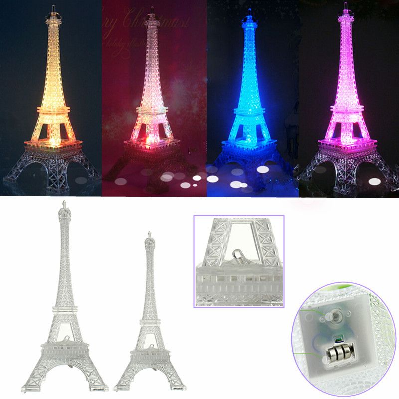 New Arrival Romantic Eiffel Tower Led Night Light Desk Baby Table New Arrival Romantic Eiffel Tower Led Night Light Desk Baby Table Lamp Wedding Bedroom Decorate Child Gift Lights High Quality L