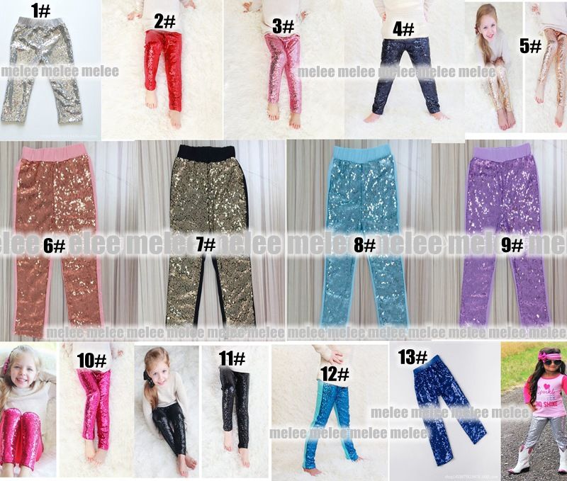 girls sequin leggings