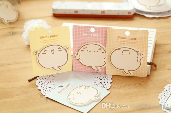 creative cute cartoon expression of self help n cute post it note