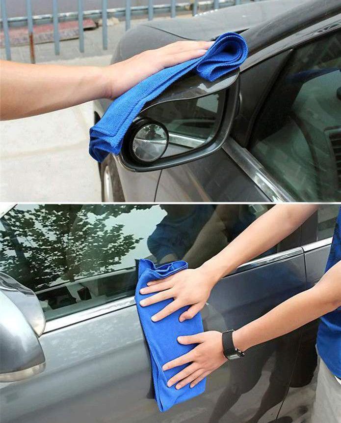 Shop Towel Online, Blue Soft Absorbent Wash Cloth Car Towel Microfibre Car Wash Cloth 70cm*30cm