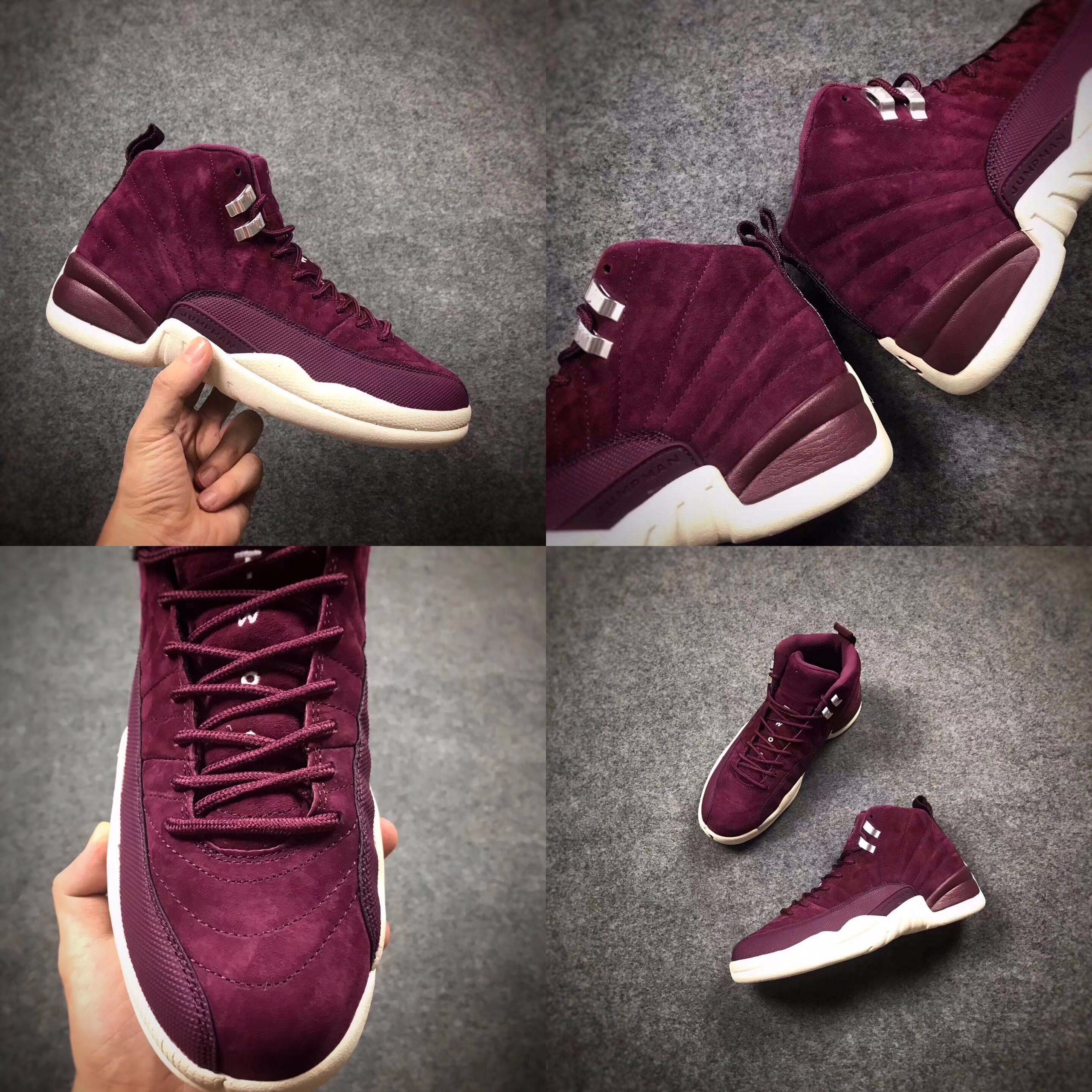 purple 12s suede