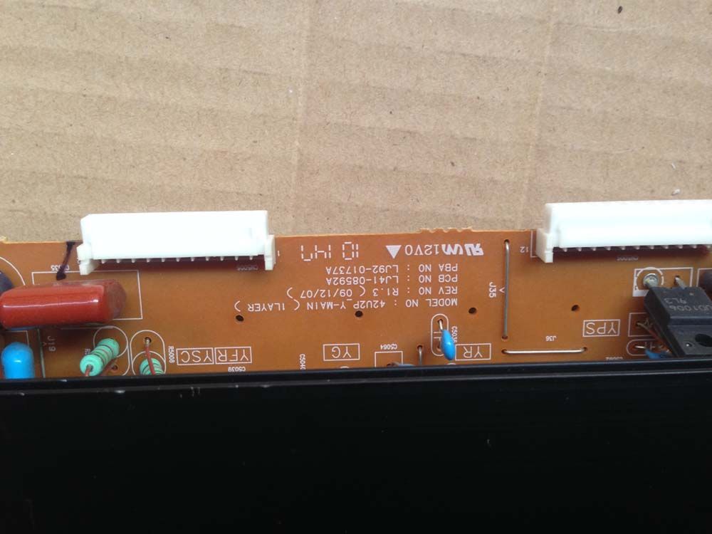 Original Lj41 08592A Lj92 01737A 42U2P Y MAIN Board For Samsung Plasma ...