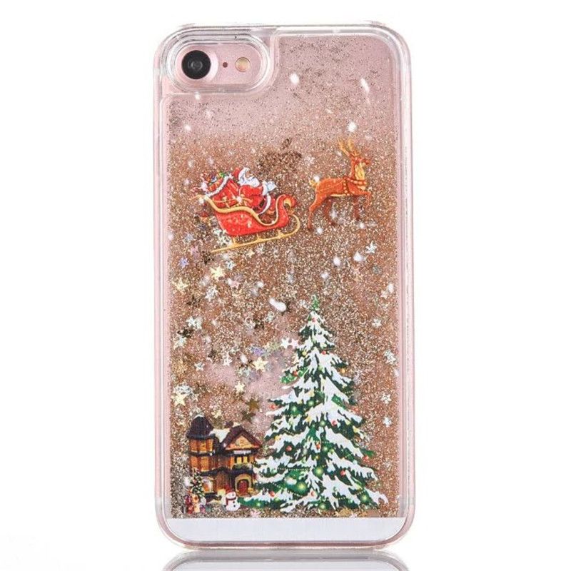 Immagini Di Natale Per Iphone 5.Custodia Impermeabile S4 Caso Regalo Di Natale Nuovo Liphone 5 5s Se 6 6s 7 Plus Glitter Star Liquid Alberi Di Natale Cassa Dura Del Pc Del Telefono Mobile Della Copertura Posteriore