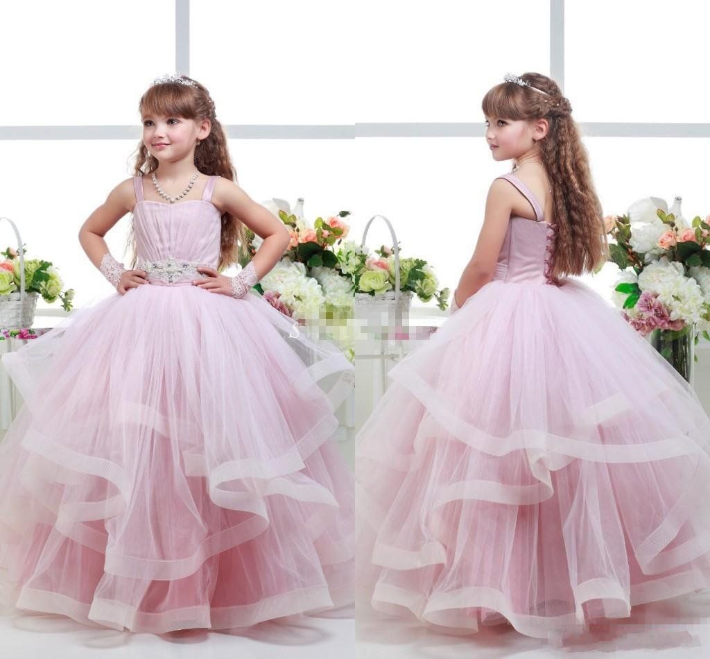 kids pink princess dress